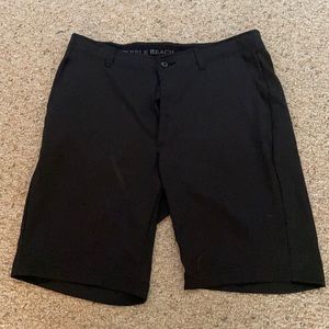 Black Pebble beach golf shorts worn 1 time.